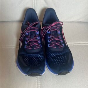 Women's Navy and Pink Athletic Shoes